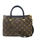 Pallas BB, &pound;1,400, Handbags, Black/Brown, Coated Canvas, Front view
